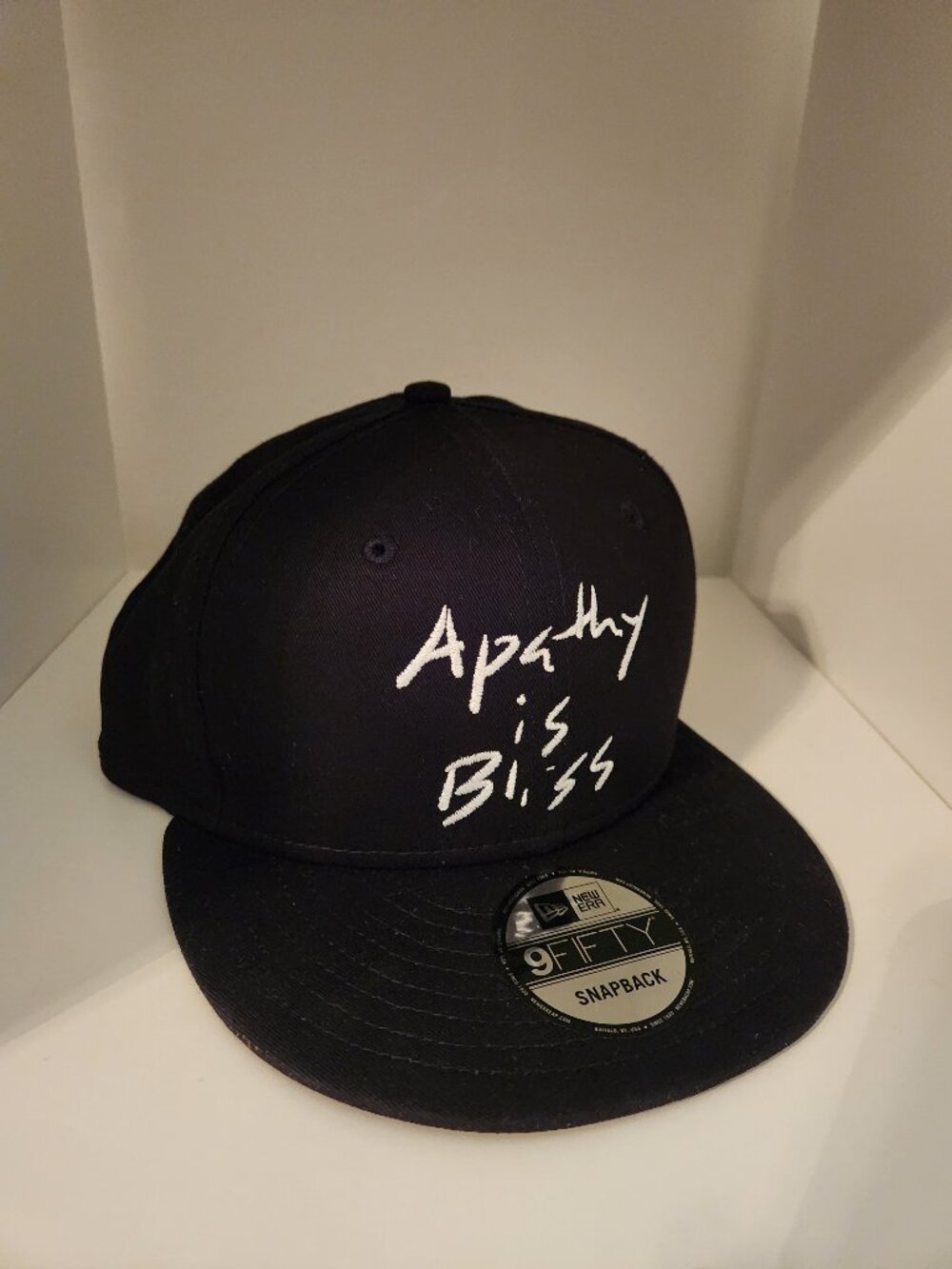 "Apathy is Bliss" 9FIFTY New Era Snapback Hat NWT